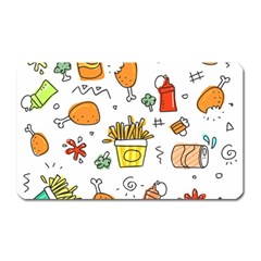 Cute Sketch Set Child Fun Funny Magnet (rectangular)