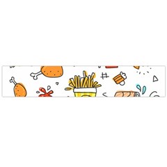 Cute Sketch Set Child Fun Funny Large Flano Scarf  by Pakrebo