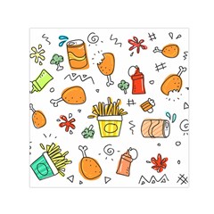 Cute Sketch Set Child Fun Funny Small Satin Scarf (square) by Pakrebo