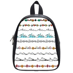 Decoration Element Style Pattern School Bag (small)