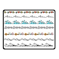 Decoration Element Style Pattern Double Sided Fleece Blanket (small)  by Pakrebo