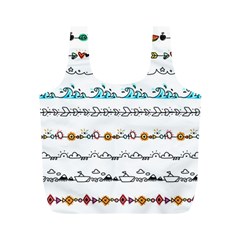 Decoration Element Style Pattern Full Print Recycle Bag (m) by Pakrebo