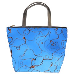 Pattern Background Abstract Bucket Bag by Pakrebo