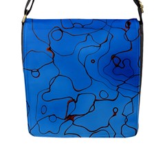 Pattern Background Abstract Flap Closure Messenger Bag (l) by Pakrebo