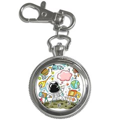 Sketch Cute Child Funny Key Chain Watches by Pakrebo