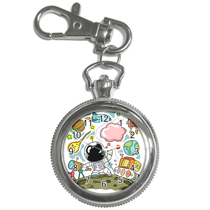 Sketch Cute Child Funny Key Chain Watches