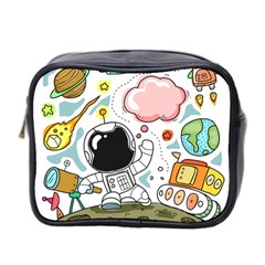 Sketch Cute Child Funny Mini Toiletries Bag (two Sides) by Pakrebo