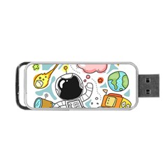 Sketch Cute Child Funny Portable Usb Flash (one Side) by Pakrebo