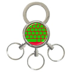 Keyboard Keys Computer Input Pc 3-Ring Key Chains