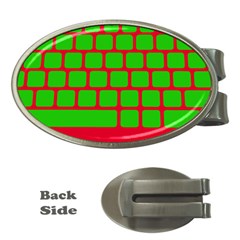 Keyboard Keys Computer Input Pc Money Clips (Oval) 