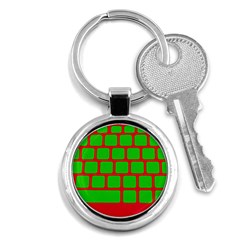 Keyboard Keys Computer Input Pc Key Chains (Round) 