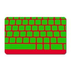 Keyboard Keys Computer Input Pc Magnet (Rectangular)