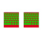 Keyboard Keys Computer Input Pc Cufflinks (Square) Front(Pair)