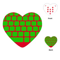 Keyboard Keys Computer Input Pc Playing Cards (heart) by Pakrebo