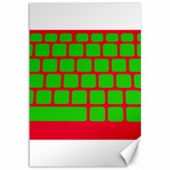 Keyboard Keys Computer Input Pc Canvas 12  x 18 