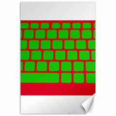 Keyboard Keys Computer Input Pc Canvas 24  x 36 