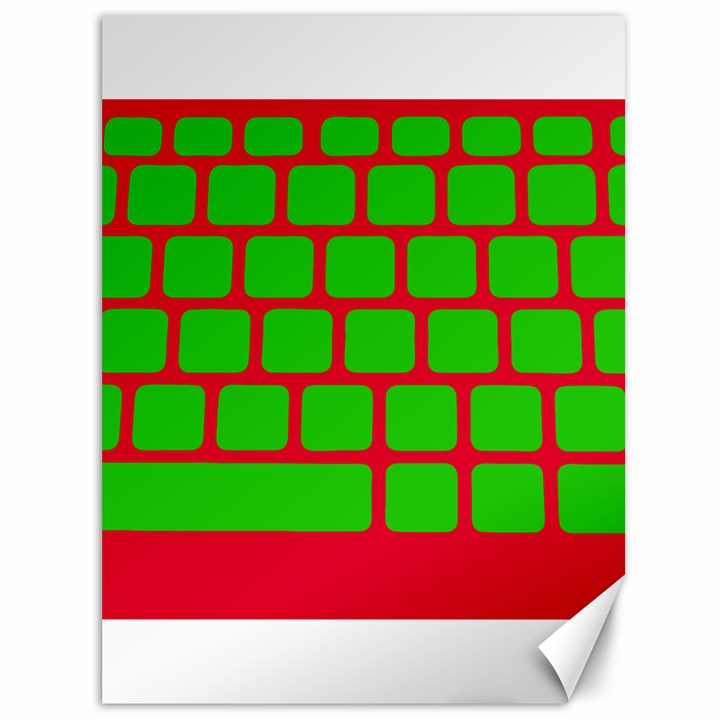 Keyboard Keys Computer Input Pc Canvas 36  x 48 