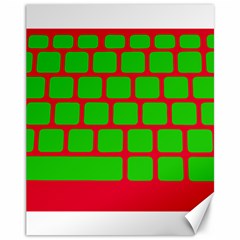 Keyboard Keys Computer Input Pc Canvas 11  x 14 