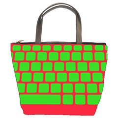 Keyboard Keys Computer Input Pc Bucket Bag by Pakrebo