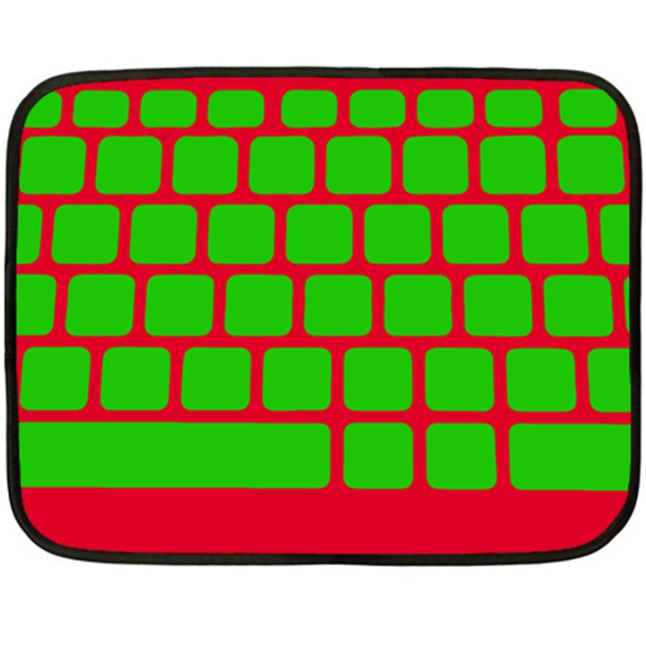 Keyboard Keys Computer Input Pc Fleece Blanket (Mini)