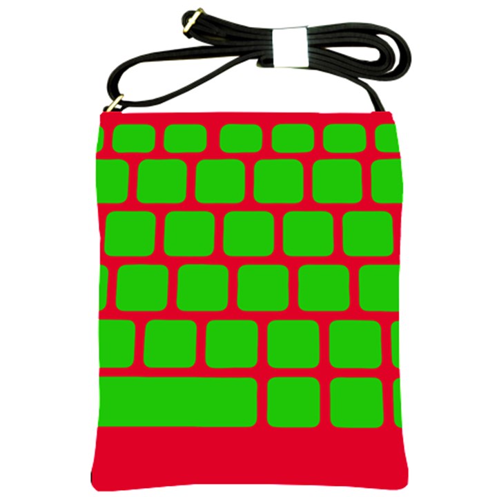 Keyboard Keys Computer Input Pc Shoulder Sling Bag