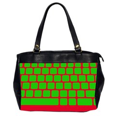 Keyboard Keys Computer Input Pc Oversize Office Handbag (2 Sides)