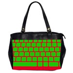 Keyboard Keys Computer Input Pc Oversize Office Handbag (2 Sides) Front