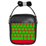 Keyboard Keys Computer Input Pc Girls Sling Bag Front