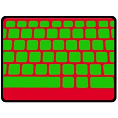 Keyboard Keys Computer Input Pc Fleece Blanket (large)  by Pakrebo