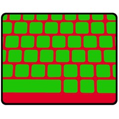 Keyboard Keys Computer Input Pc Fleece Blanket (Medium) 