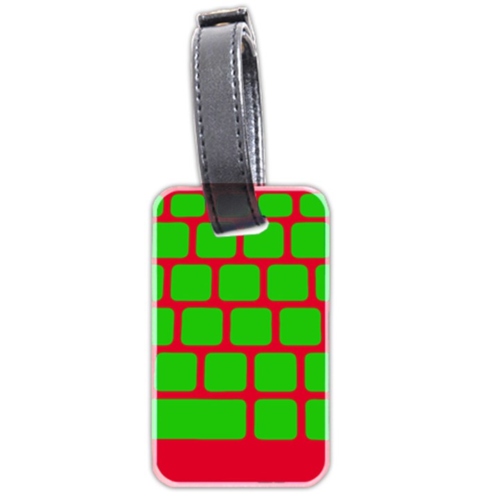 Keyboard Keys Computer Input Pc Luggage Tags (Two Sides)