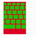 Keyboard Keys Computer Input Pc Small Garden Flag (Two Sides) Back