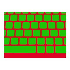 Keyboard Keys Computer Input Pc Double Sided Flano Blanket (Mini) 