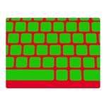 Keyboard Keys Computer Input Pc Double Sided Flano Blanket (Mini)  35 x27  Blanket Front