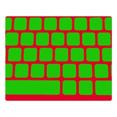 Keyboard Keys Computer Input Pc Double Sided Flano Blanket (Large) 