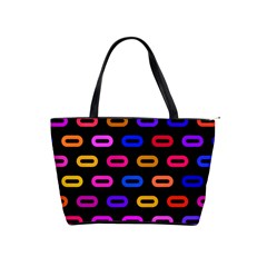 Pattern Background Structure Black Classic Shoulder Handbag by Pakrebo