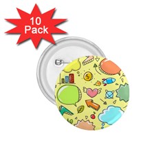 Cute Sketch Child Graphic Funny 1 75  Buttons (10 Pack) by Pakrebo