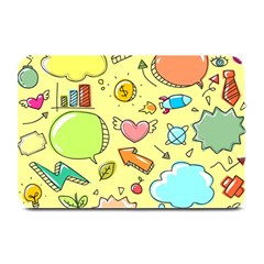 Cute Sketch Child Graphic Funny Plate Mats by Pakrebo