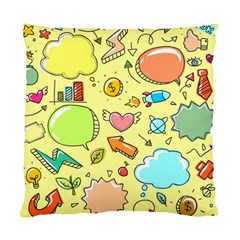 Cute Sketch Child Graphic Funny Standard Cushion Case (one Side) by Pakrebo