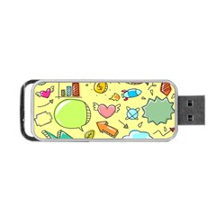 Cute Sketch Child Graphic Funny Portable Usb Flash (one Side) by Pakrebo