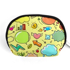 Cute Sketch Child Graphic Funny Accessory Pouch (medium) by Pakrebo