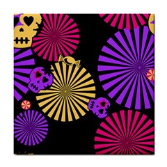 Seamless Halloween Day Of The Dead Tile Coasters by Pakrebo