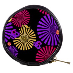 Seamless Halloween Day Of The Dead Mini Makeup Bag by Pakrebo