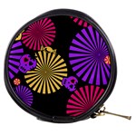 Seamless Halloween Day Of The Dead Mini Makeup Bag Front