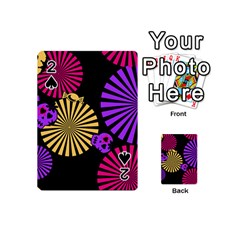 Seamless Halloween Day Of The Dead Playing Cards 54 (mini) by Pakrebo