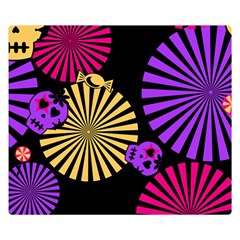 Seamless Halloween Day Of The Dead Double Sided Flano Blanket (small)  by Pakrebo