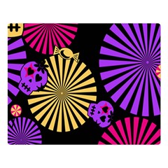 Seamless Halloween Day Of The Dead Double Sided Flano Blanket (large)  by Pakrebo