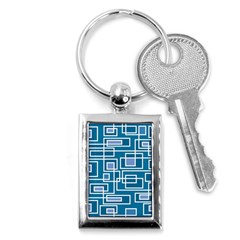 Geometric Rectangle Shape Linear Key Chains (rectangle)  by Pakrebo