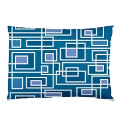 Geometric Rectangle Shape Linear Pillow Case by Pakrebo