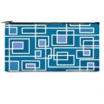 Geometric Rectangle Shape Linear Pencil Cases Front